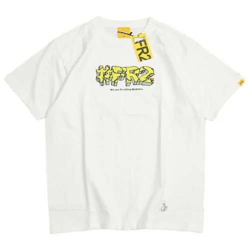 Футболка FR2 Graffiti Print "White"