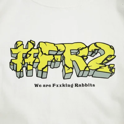 Футболка FR2 Graffiti Print "White" фото № 2