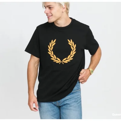 Футболка Fred Perry Laurel wreath "Black" фото № 3