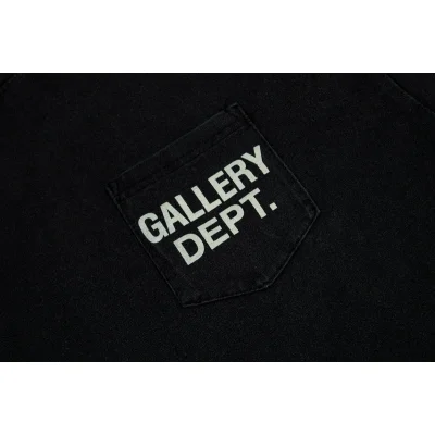 Футболка Gallery Dept With A Pocket "Black" фото № 4