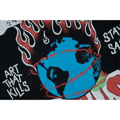 Футболка Gallery Dept Corona Virus "Black" фото № 4