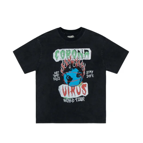 Футболка Gallery Dept Corona Virus "Black"