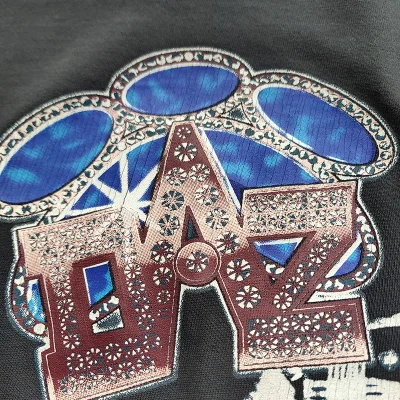 Футболка Gallery Dept Jerry Daz Print "Black/Gray" фото № 7