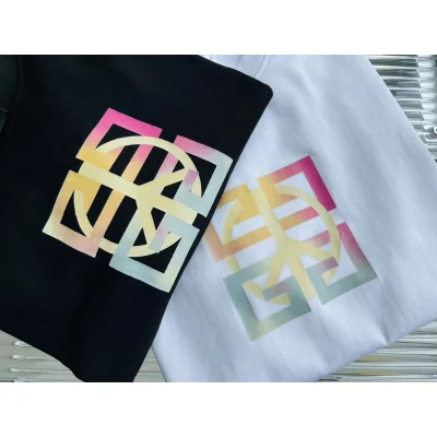 Футболка Givenchy Color Logo "White" фото № 4