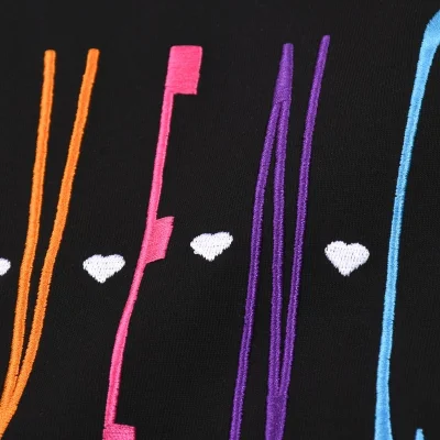 Футболка Givenchy Logo Divided By Hearts "Black" фото № 3