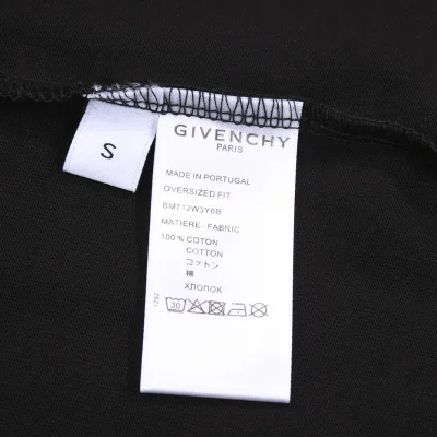 Футболка Givenchy Logo Divided By Hearts "Black" фото № 5