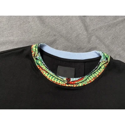 Футболка Givenchy Multicolored Collar "Black" фото № 2