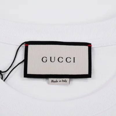 Футболка Gucci Print Of Rabbit Made Of Sequins "White" фото № 7