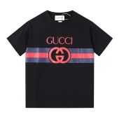 Футболка Gucci With Ribbon Print And Letters G "Black"
