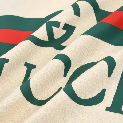 Футболка Gucci With An Abstract Logo "Cream" фото № 7