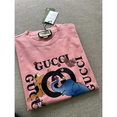 Футболка Gucci Blue Elephant And Others "Pink" фото № 8 Футболка Gucci Blue Elephant And Others "Pink" фото № 8