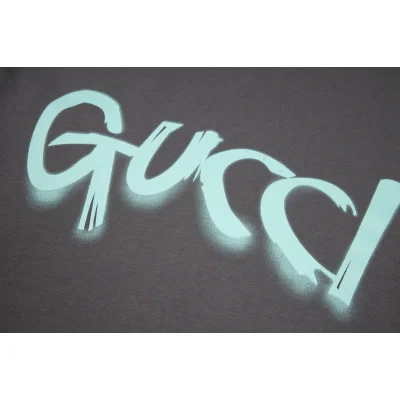 Футболка Gucci Spray Paint "Gray" фото № 6