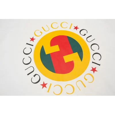 Футболка Gucci With Bright Emblem "White" фото № 2