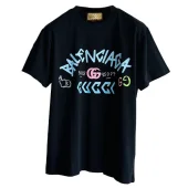 Футболка Gucci X Balenciaga Paris "Black"
