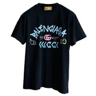Футболка Gucci X Balenciaga Paris "Black"