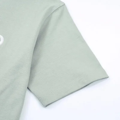 Футболка Gucci Embroidery Brand Logo "Green" фото № 3 Футболка Gucci Embroidery Brand Logo "Green" фото № 3