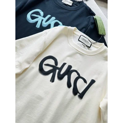 Футболка Gucci With Logo "White" фото № 5
