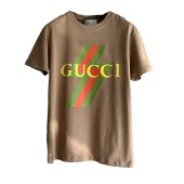 Футболка Gucci New Collection With Logo "Brown"
