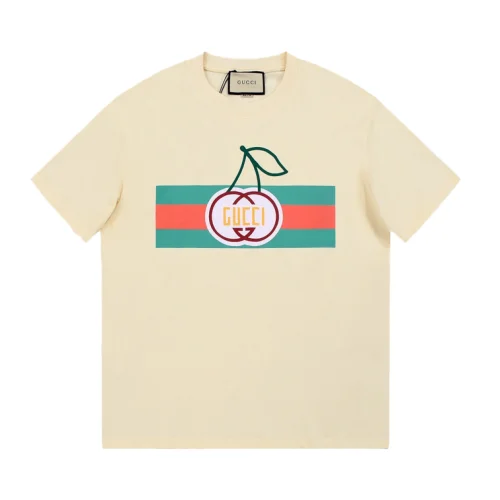 Футболка Gucci Cherry Logo "Beige"