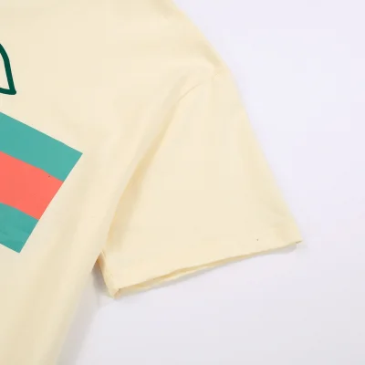 Футболка Gucci Cherry Logo "Beige" фото № 9