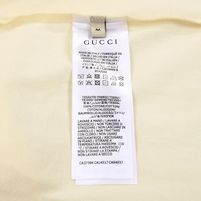 Футболка Gucci Cherry Logo "Beige" фото № 6