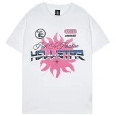 Футболка Hellstar Inscription Path To Paradise And Pink Sun "White"