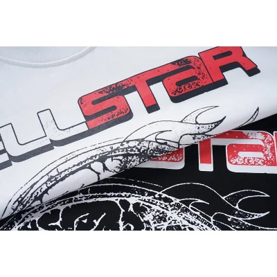 Футболка Hellstar Skull With Logo Front Print "White" фото № 3