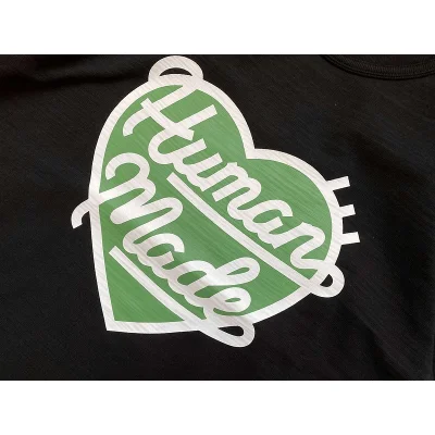 Футболка Human Made With Heart Print "Black" фото № 5