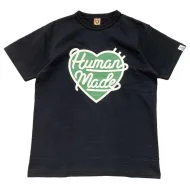 Футболка Human Made With Heart Print "Black"