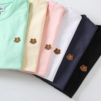 Футболка Kenzo Tiger's Head "Blue" фото № 3