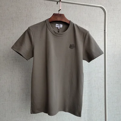 Футболка Kenzo Little Tiger Emblem "Gray/Brown" фото № 3