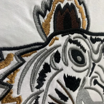 Футболка Kenzo With Red Text Logo - Tiger Head "White" фото № 9