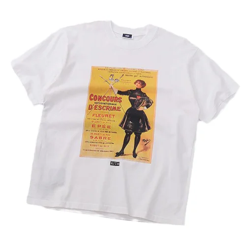 Футболка Kith International Fencing "White"