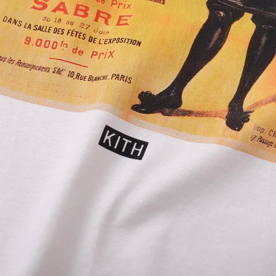 Футболка Kith International Fencing "White" фото № 4