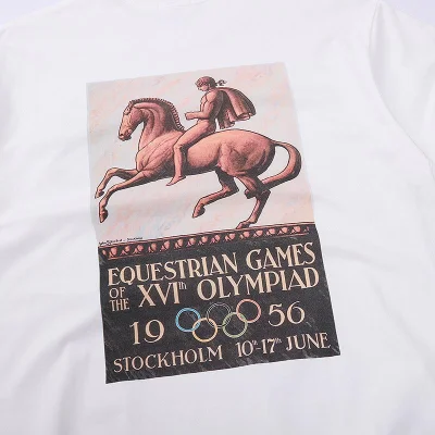 Футболка Kith Winter Olympics 1956 Equestrian Games "White" фото № 6