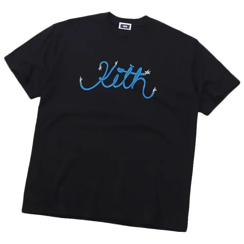 Футболка Kith Stripe Logo "Black"