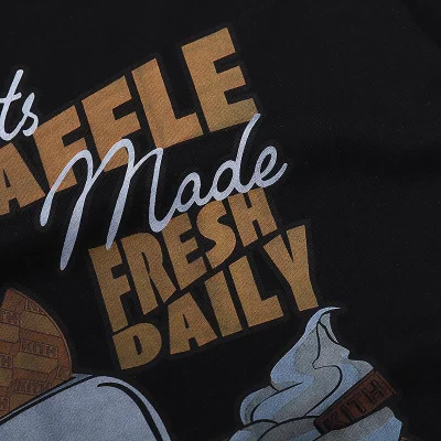 Футболка Kith Waffle Treats "Black" фото № 5