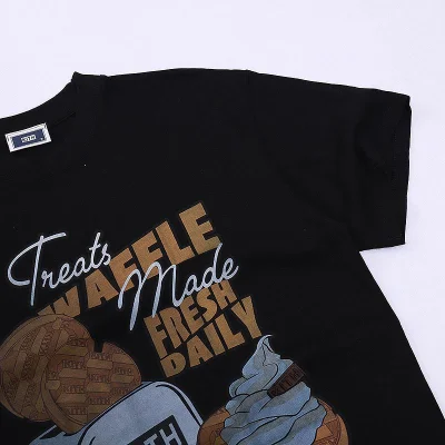 Футболка Kith Waffle Treats "Black" фото № 3