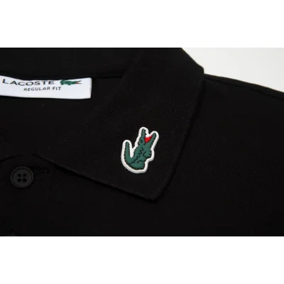 Футболка Lacoste Crocodile In A Circle "Black" фото № 4