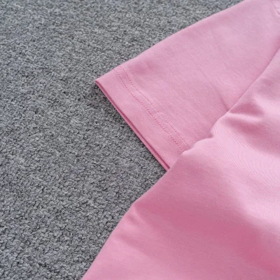 Футболка Lacoste With Cute Crocodile Logo "Pink" фото № 5