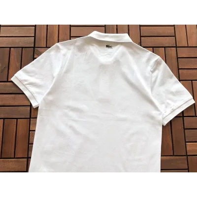 Поло Lacoste Small Crocodile Print - On Bicycle "White" фото № 5