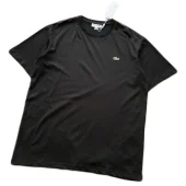 Футболка Lacoste Embroidered Small Front Logo "Black"
