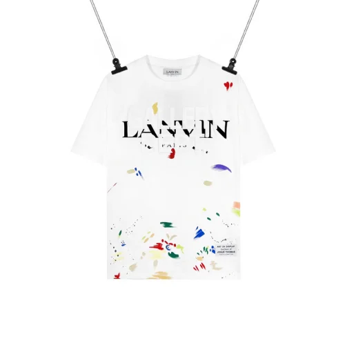 Футболка Lanvin Impression Abstraite "White"