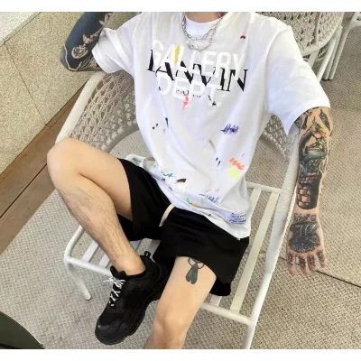 Футболка Lanvin Impression Abstraite "White" фото № 8