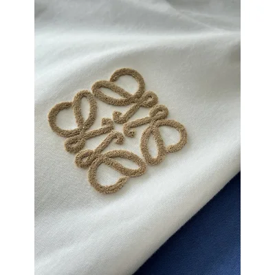 Футболка Loewe With Beige Logo "White" фото № 2