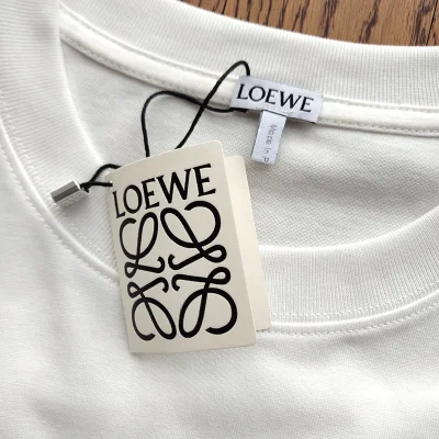 Футболка Loewe Logo In Square "White" фото № 2
