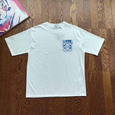 Футболка Loewe Logo In Square "White" фото № 9
