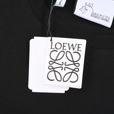 Футболка Loewe The Peeping Flame "Black" фото № 8