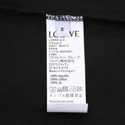 Футболка Loewe The Peeping Flame "Black" фото № 7