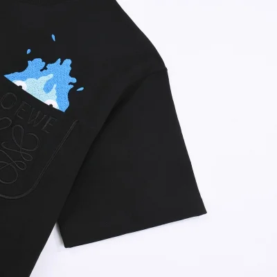 Футболка Loewe The Peeping Flame "Black" фото № 5